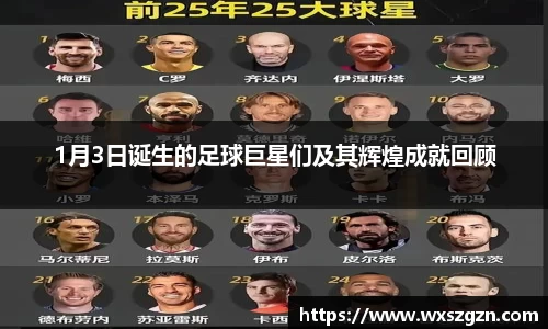 1月3日诞生的足球巨星们及其辉煌成就回顾